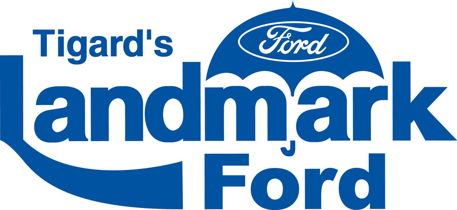 Tigard's Landmark Ford logo